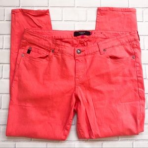 Torrid Salmon Pink Denim Skinny Jeans 👖